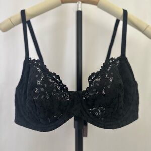 Elegant Black Lace Bra